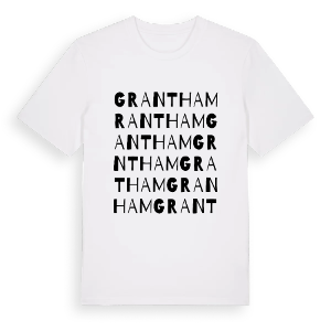 Grantham ordlek t-shirt – ekologisk bomull t-shirt från Pinshirt