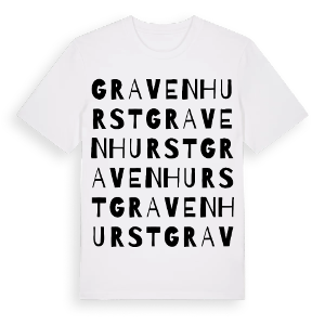 Gravenhurst ordlek t-shirt – ekologisk bomull t-shirt från Pinshirt
