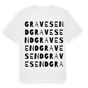 Gravesend ordlek t-shirt – ekologisk bomull t-shirt från Pinshirt