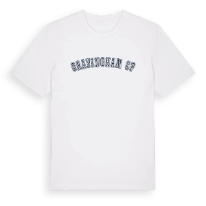 Grayingham CP college t-shirt – ekologisk bomull t-shirt från Pinshirt