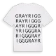 Grayrigg ordlek t-shirt
