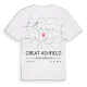 Great Ashfield karta t-shirt