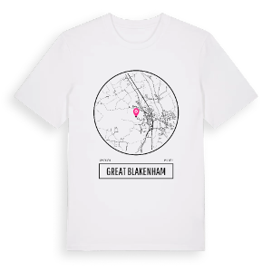 Great Blakenham t-shirt – ekologisk bomull t-shirt från Pinshirt
