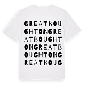 Great Boughton ordlek t-shirt – ekologisk bomull t-shirt från Pinshirt