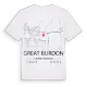 Great Burdon karta t-shirt