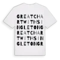 Great Chart with Singleton ordlek t-shirt