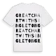 Great Chart with Singleton ordlek t-shirt