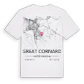 Great Cornard karta t-shirt