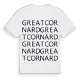 Great Cornard ordlek t-shirt