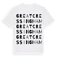 Great Cressingham ordlek t-shirt