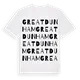 Great Dunham ordlek t-shirt