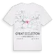 Great Eccleston karta t-shirt