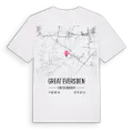Great Eversden karta t-shirt