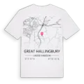 Great Hallingbury karta t-shirt