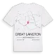 Great Langton karta t-shirt