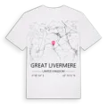 Great Livermere karta t-shirt