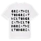 Great Melton ordlek t-shirt