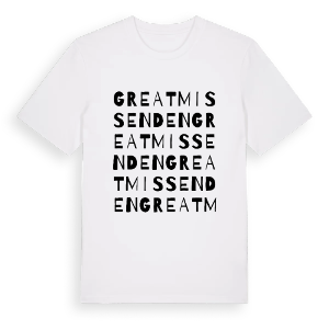 Great Missenden ordlek t-shirt – ekologisk bomull t-shirt från Pinshirt