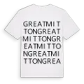 Great Mitton ordlek t-shirt