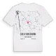 Great Ouseburn karta t-shirt