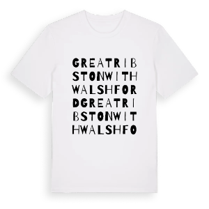 Great Ribston with Walshford ordlek t-shirt – ekologisk bomull t-shirt från Pinshirt