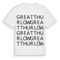 Great Thurlow ordlek t-shirt