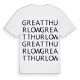 Great Thurlow ordlek t-shirt