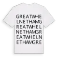 Great Whelnetham ordlek t-shirt