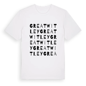 Great Witley ordlek t-shirt – ekologisk bomull t-shirt från Pinshirt