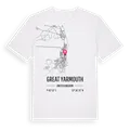 Great Yarmouth karta t-shirt