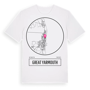 Great Yarmouth t-shirt – ekologisk bomull t-shirt från Pinshirt