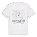 Great Yeldham karta t-shirt