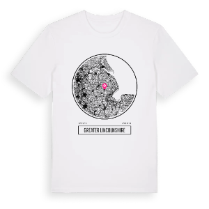 Greater Lincolnshire t-shirt – ekologisk bomull t-shirt från Pinshirt