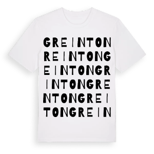 Greinton ordlek t-shirt – ekologisk bomull t-shirt från Pinshirt