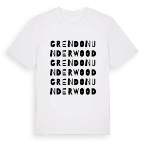 Grendon Underwood ordlek t-shirt – ekologisk bomull t-shirt från Pinshirt