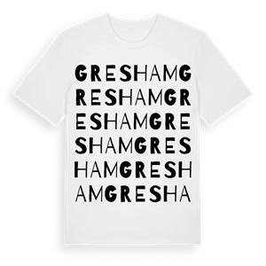 Gresham ordlek t-shirt – ekologisk bomull t-shirt från Pinshirt