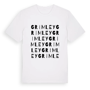 Grimley ordlek t-shirt – ekologisk bomull t-shirt från Pinshirt