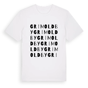 Grimoldby ordlek t-shirt – ekologisk bomull t-shirt från Pinshirt