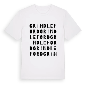 Grindleford ordlek t-shirt – ekologisk bomull t-shirt från Pinshirt