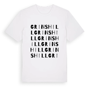 Grinshill ordlek t-shirt – ekologisk bomull t-shirt från Pinshirt