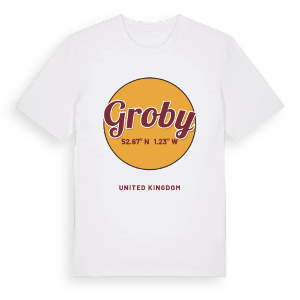 Groby cirkel t-shirt – ekologisk bomull t-shirt från Pinshirt