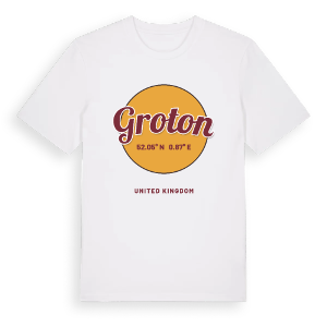 Groton cirkel t-shirt – ekologisk bomull t-shirt från Pinshirt