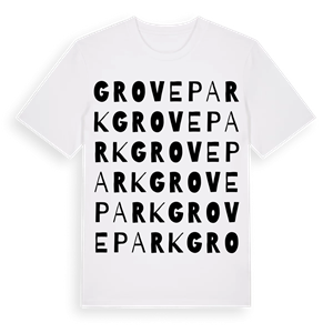 Grove Park ordlek t-shirt – ekologisk bomull t-shirt från Pinshirt