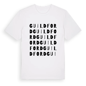 Guildford ordlek t-shirt – ekologisk bomull t-shirt från Pinshirt