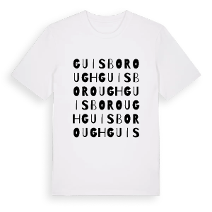 Guisborough ordlek t-shirt – ekologisk bomull t-shirt från Pinshirt