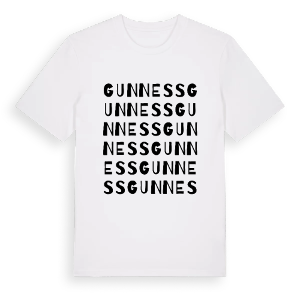Gunness ordlek t-shirt – ekologisk bomull t-shirt från Pinshirt