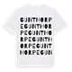 Gunthorpe ordlek t-shirt