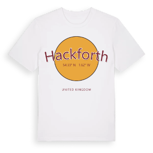 Hackforth cirkel t-shirt – ekologisk bomull t-shirt från Pinshirt
