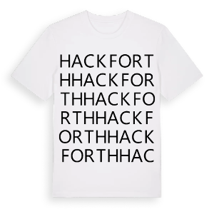Hackforth ordlek t-shirt – ekologisk bomull t-shirt från Pinshirt