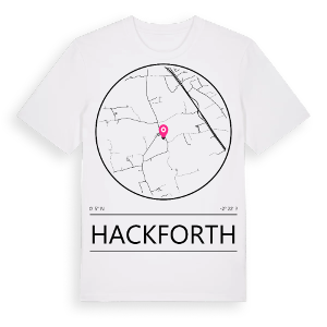 Hackforth t-shirt – ekologisk bomull t-shirt från Pinshirt